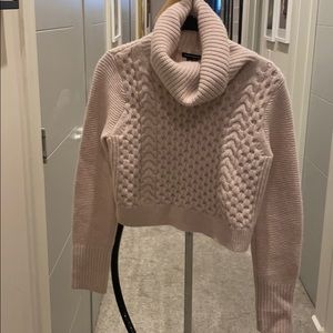 Club Mónaco lambswool blend pink sweater